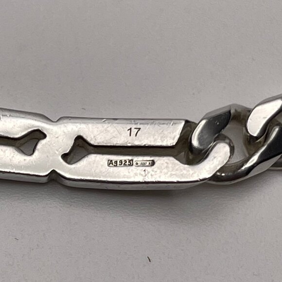 GUCCI Infinity Knot Chain Bracelet Sterling Silver 925 - Preowned - Picture 10 of 11